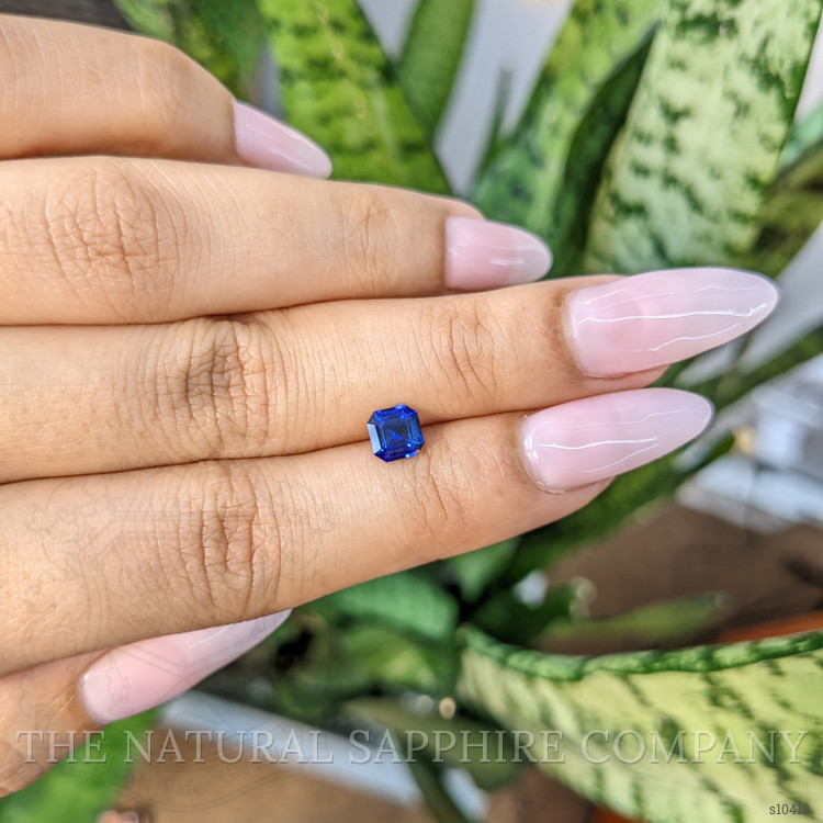 0.99 Ct. Blue Sapphire from Ceylon (Sri Lanka)