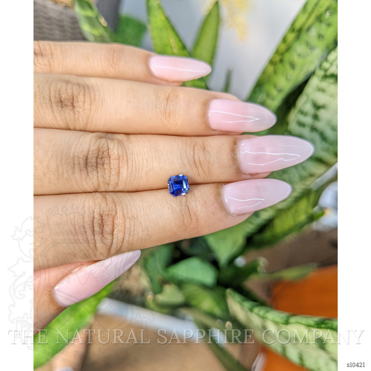 0.94 Ct. Blue Sapphire from Ceylon (Sri Lanka)