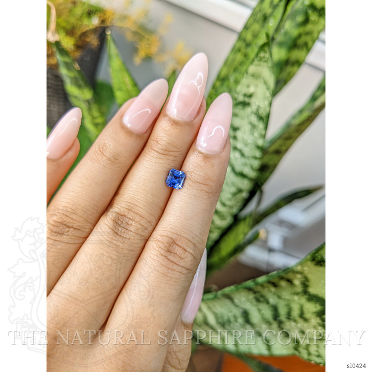 0.96 Ct. Blue Sapphire from Ceylon (Sri Lanka)