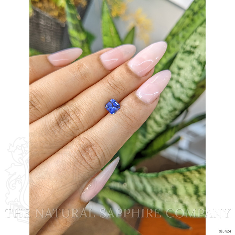 0.96 Ct. Blue Sapphire from Ceylon (Sri Lanka)