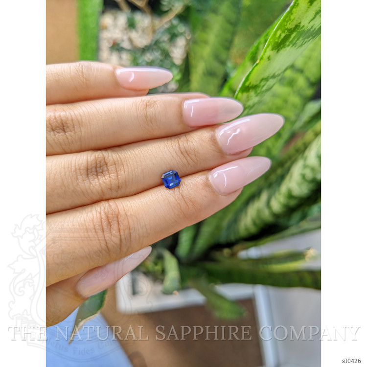 0.75 Ct. Blue Sapphire from Ceylon (Sri Lanka)