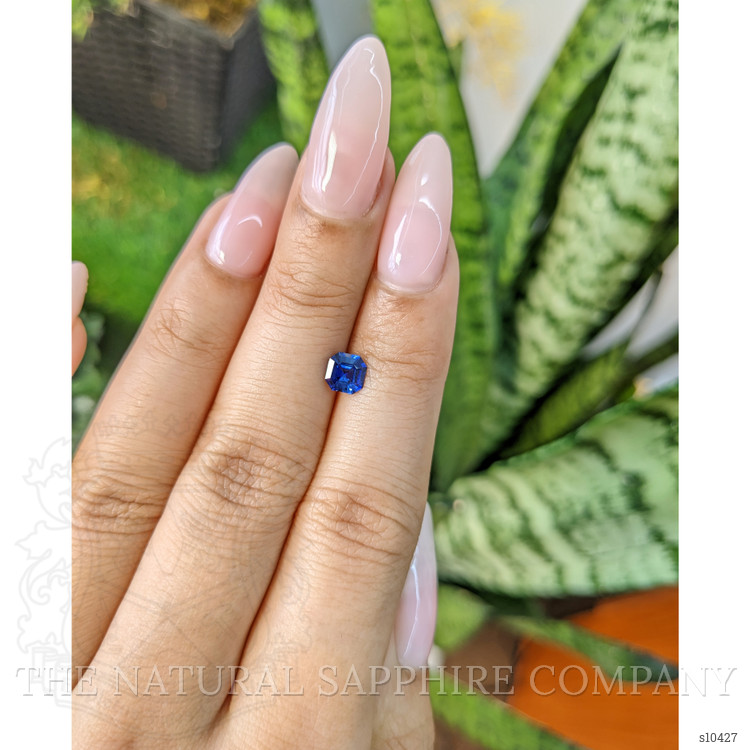 0.74 Ct. Blue Sapphire from Ceylon (Sri Lanka)