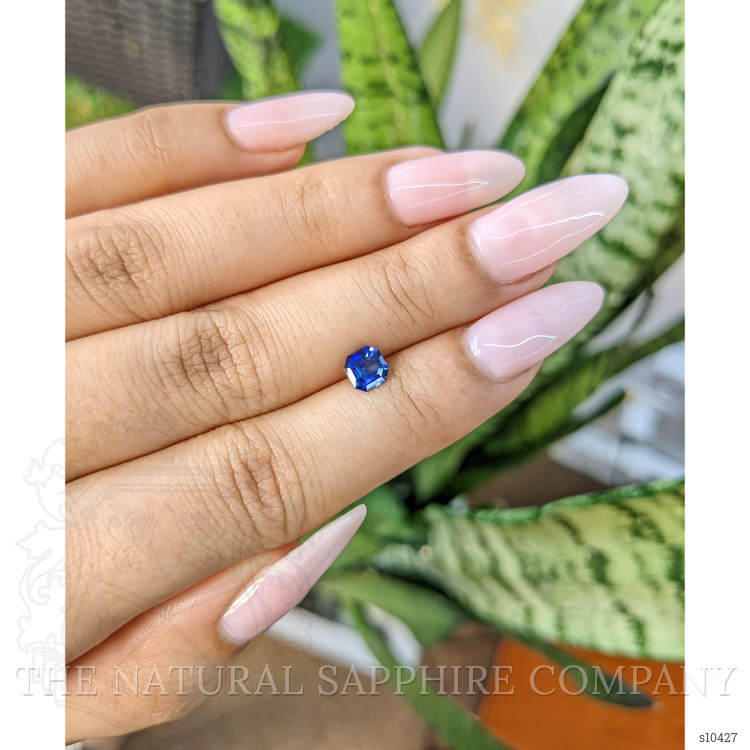0.74 Ct. Blue Sapphire from Ceylon (Sri Lanka)