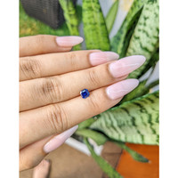 0.74 Ct. Blue Sapphire from Ceylon (Sri Lanka) Life Style