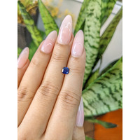 0.74 Ct. Blue Sapphire from Ceylon (Sri Lanka) Life Style