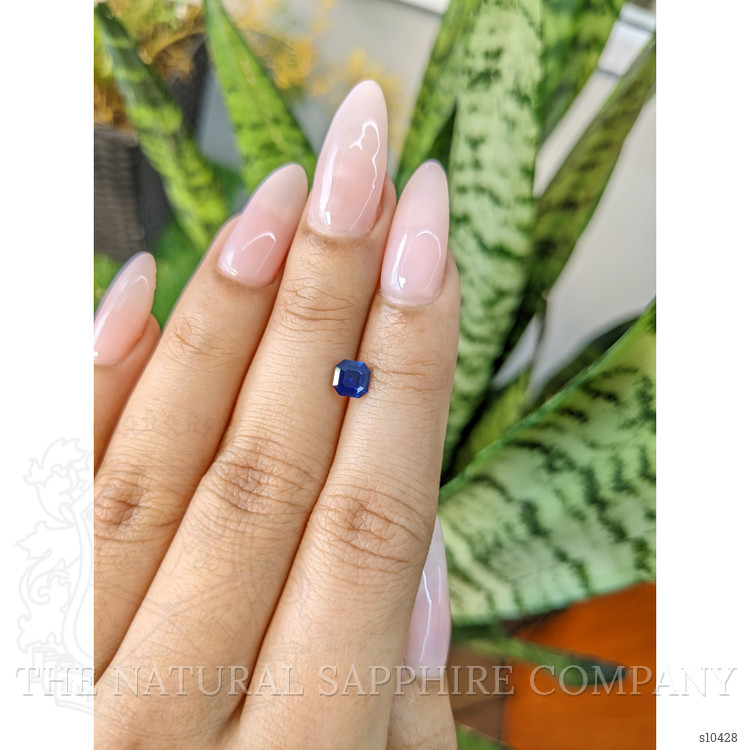 0.74 Ct. Blue Sapphire from Ceylon (Sri Lanka)