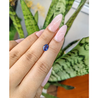 1.10 Ct. Blue Sapphire from Ceylon (Sri Lanka) Life Style