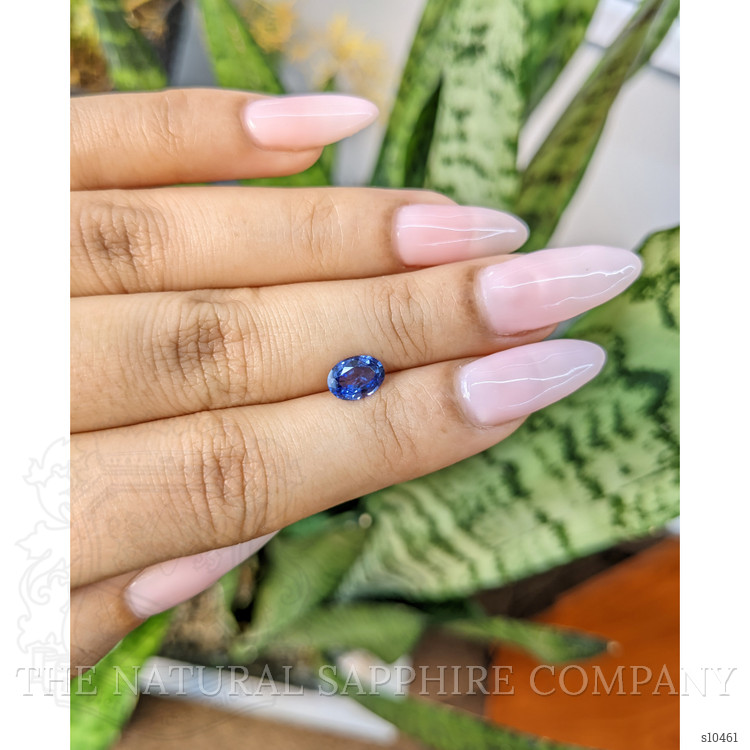 1.10 Ct. Blue Sapphire from Ceylon (Sri Lanka)