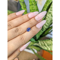 1.18 Ct. Blue Sapphire from Ceylon (Sri Lanka) Life Style