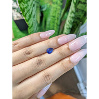 1.21 Ct. Blue Sapphire from Ceylon (Sri Lanka) Life Style