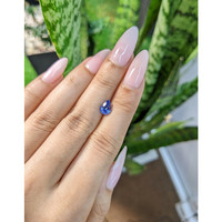 1.37 Ct. Blue Sapphire from Ceylon (Sri Lanka) Life Style