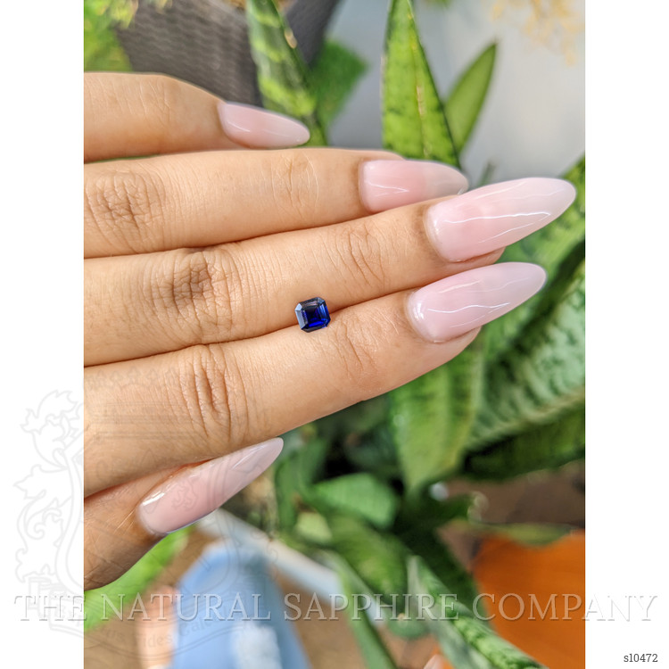 0.56 Ct. Blue Sapphire from Ceylon (Sri Lanka)