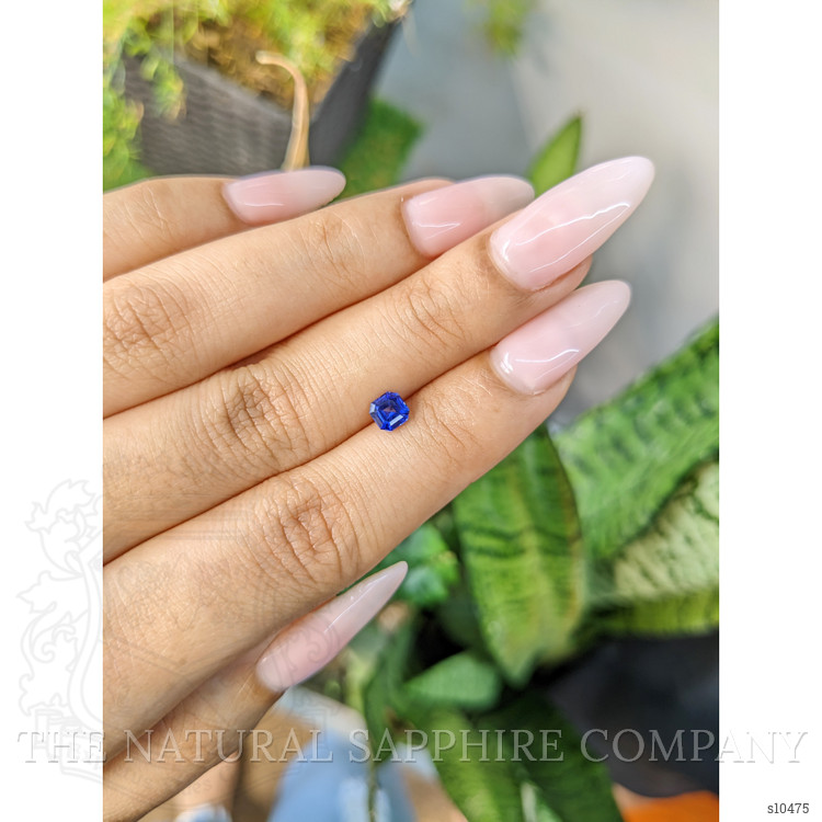 0.63 Ct. Blue Sapphire from Ceylon (Sri Lanka)