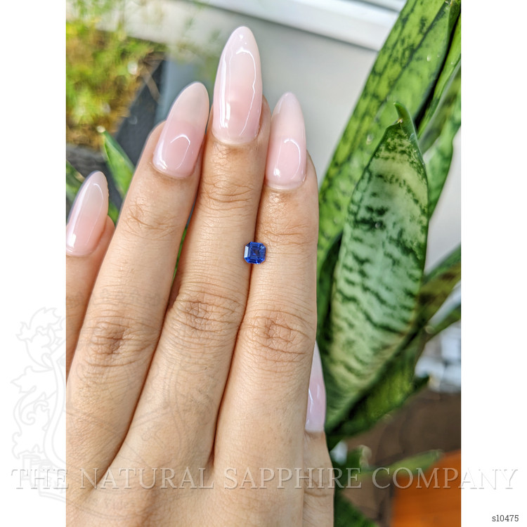 0.63 Ct. Blue Sapphire from Ceylon (Sri Lanka)