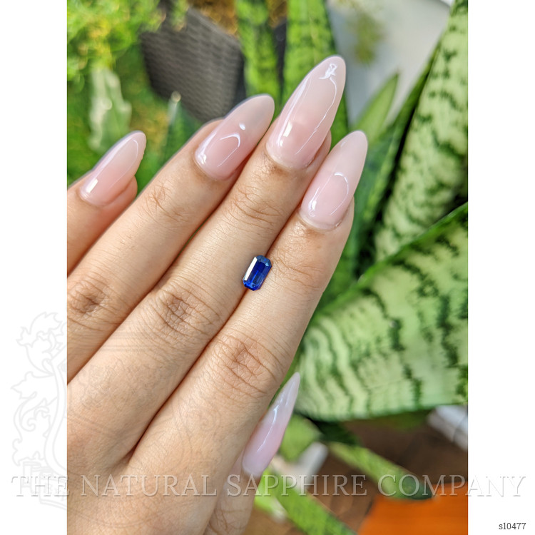 0.92 Ct. Blue Sapphire from Ceylon (Sri Lanka)