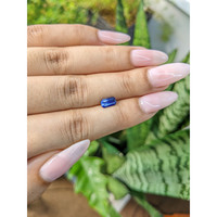 0.92 Ct. Blue Sapphire from Ceylon (Sri Lanka) Life Style