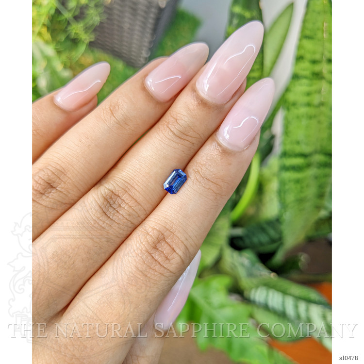 0.83 Ct. Blue Sapphire from Ceylon (Sri Lanka)