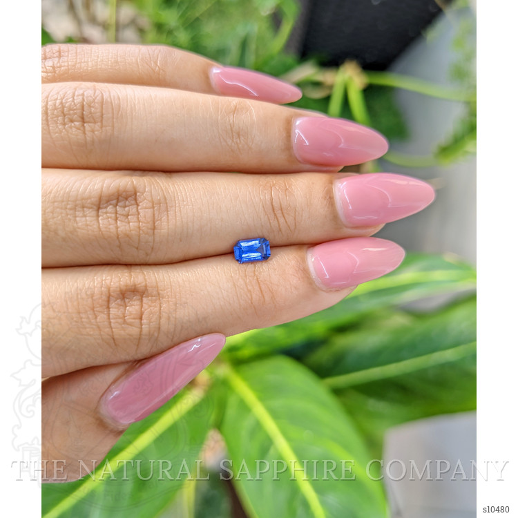 0.71 Ct. Blue Sapphire from Ceylon (Sri Lanka)