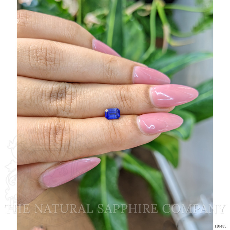 0.75 Ct. Blue Sapphire from Ceylon (Sri Lanka)