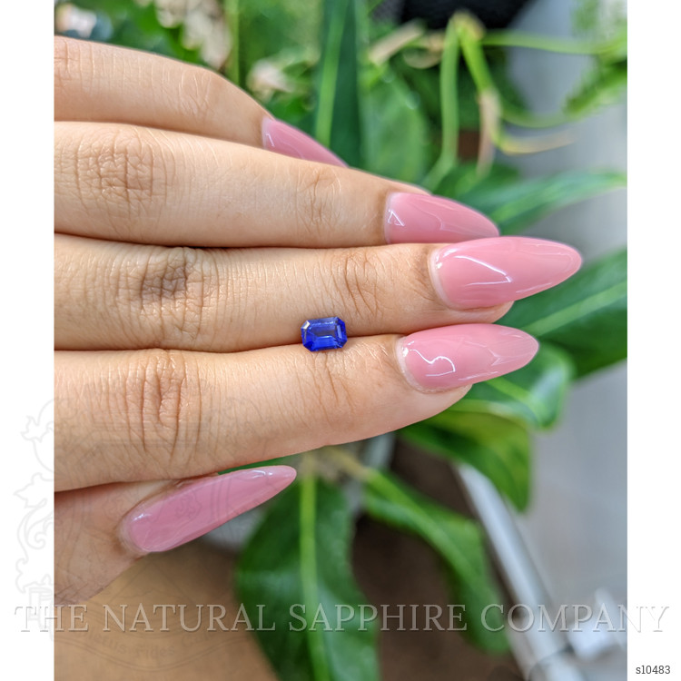 0.75 Ct. Blue Sapphire from Ceylon (Sri Lanka)