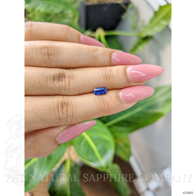 0.73 Ct. Blue Sapphire from Ceylon (Sri Lanka)