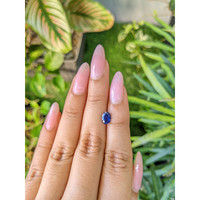 1.03 Ct. Blue Sapphire from Ceylon (Sri Lanka) Life Style