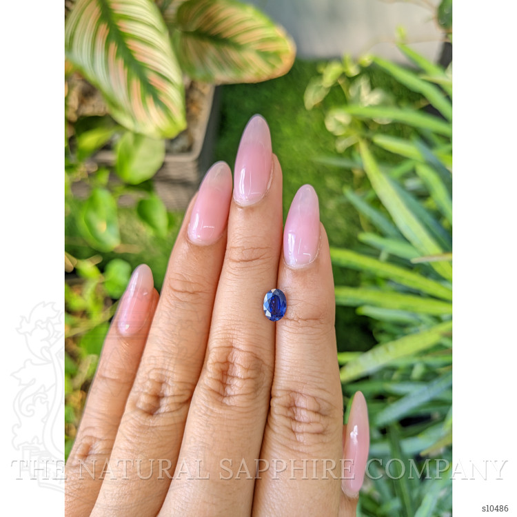 1.03 Ct. Blue Sapphire from Ceylon (Sri Lanka)