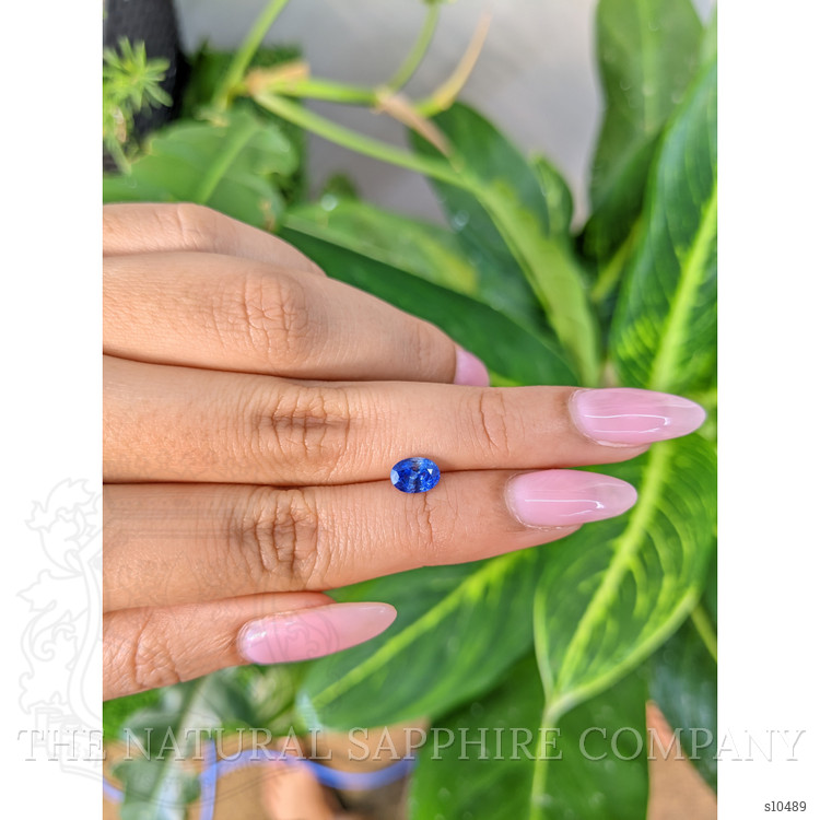 1.11 Ct. Blue Sapphire from Ceylon (Sri Lanka)
