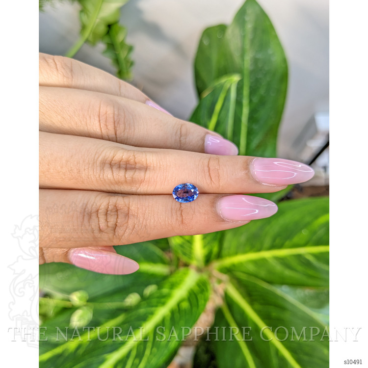 1.10 Ct. Blue Sapphire from Ceylon (Sri Lanka)