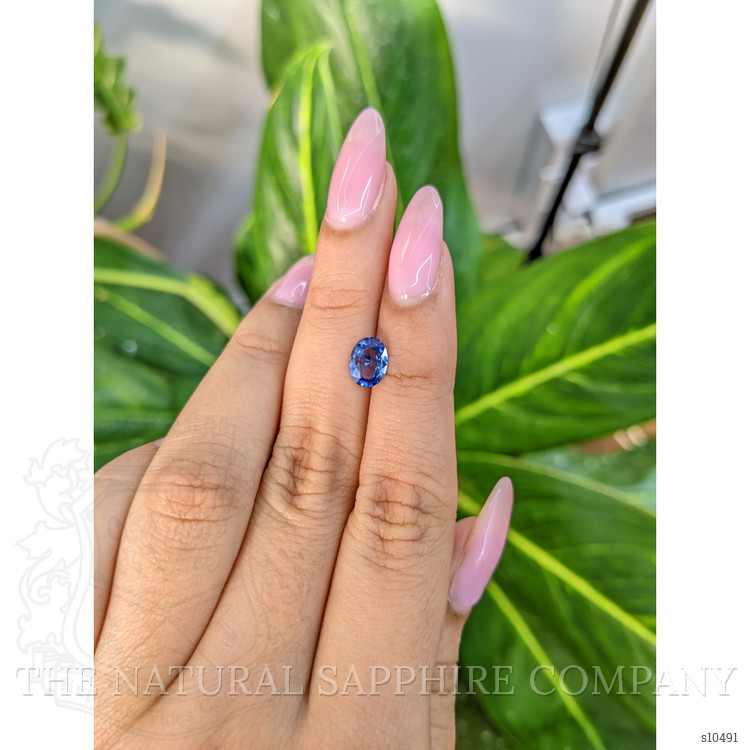 1.10 Ct. Blue Sapphire from Ceylon (Sri Lanka)