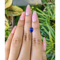 1.27 Ct. Bi Color Sapphire from Ceylon (Sri Lanka) Life Style