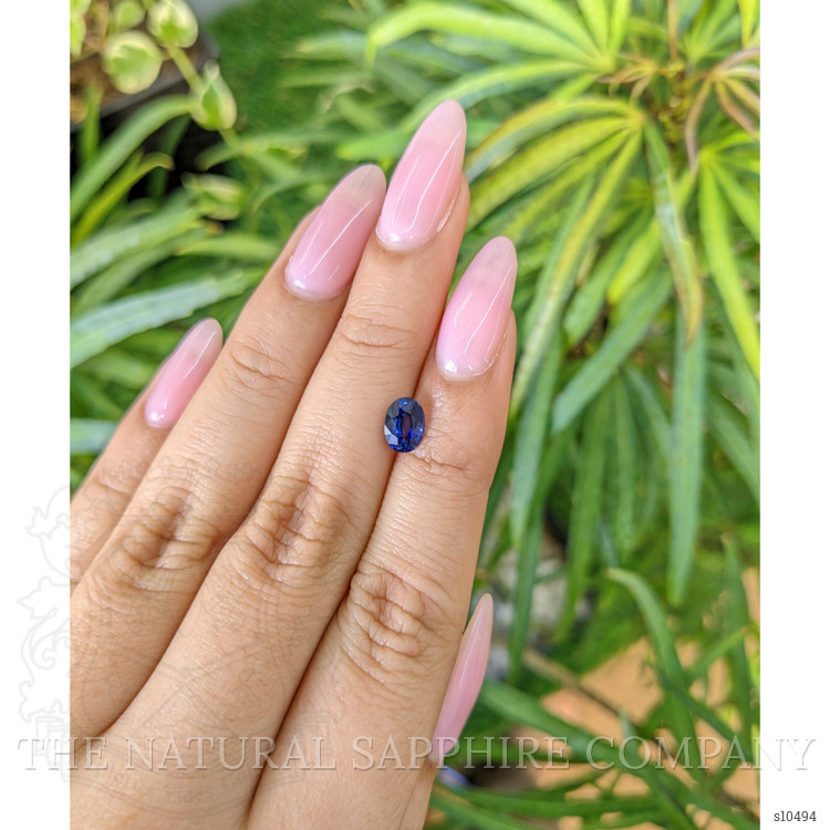 1.10 Ct. Blue Sapphire from Ceylon (Sri Lanka)