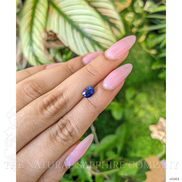 1.10 Ct. Blue Sapphire from Ceylon (Sri Lanka)