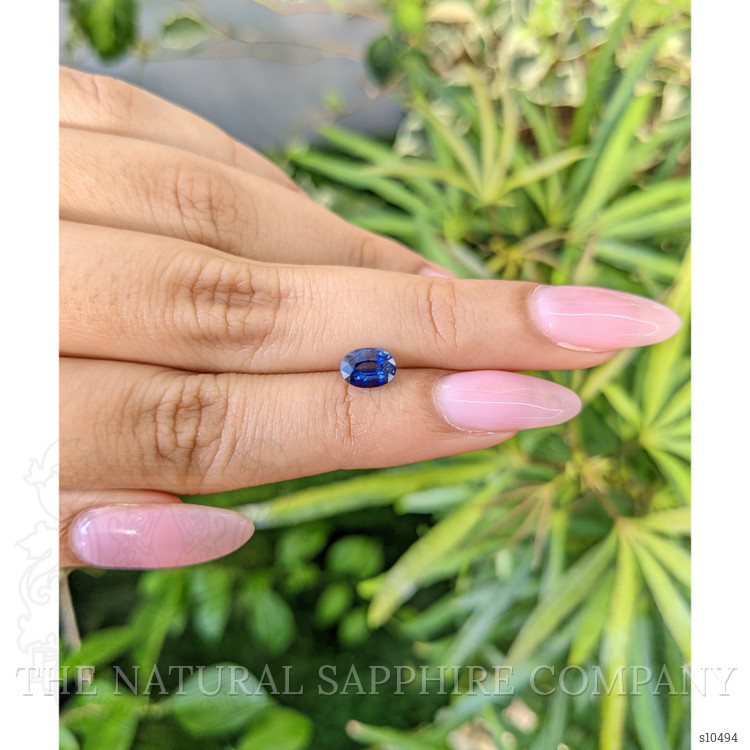 1.10 Ct. Blue Sapphire from Ceylon (Sri Lanka)