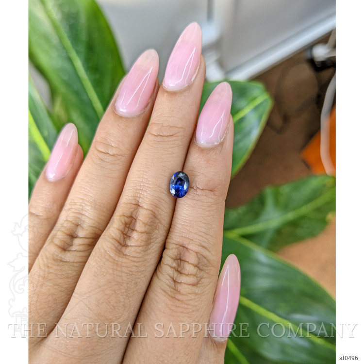 1.30 Ct. Blue Sapphire from Ceylon (Sri Lanka)