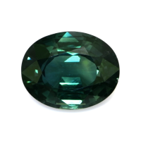 3.64 Ct. Greenish Blue Sapphire from Madagascar Video