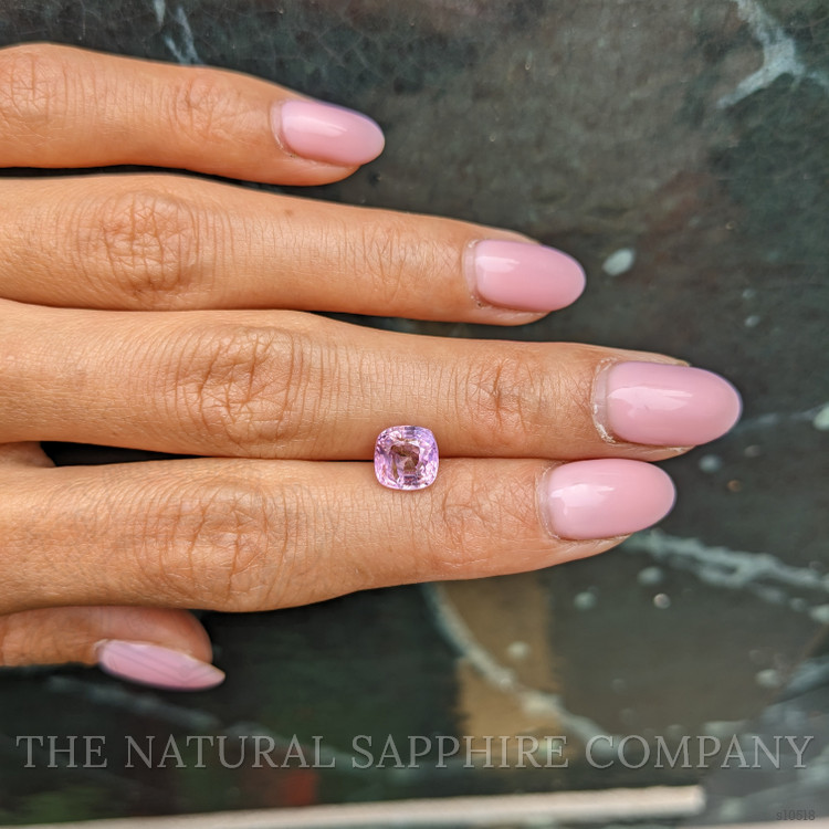 2.37 Ct. Purplish Pink Sapphire from Burma (Myanmar)