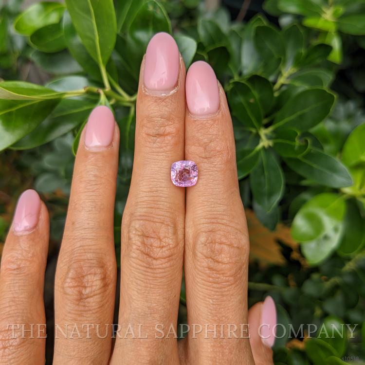 2.37 Ct. Purplish Pink Sapphire from Burma (Myanmar)