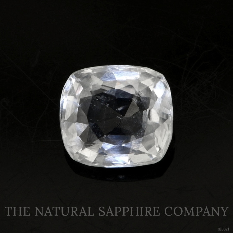 0.84 Ct. White Sapphire from Burma (Myanmar)
