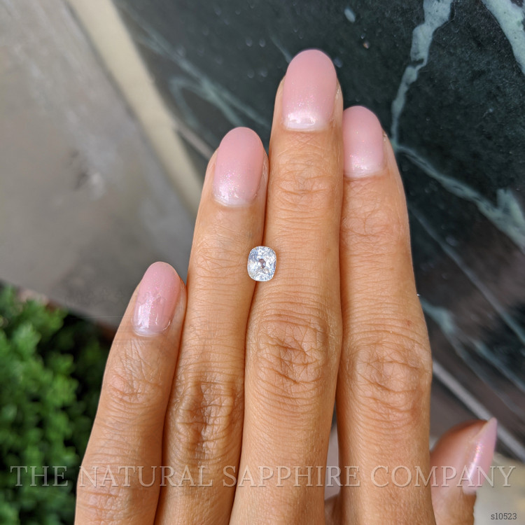 1.17 Ct. White Sapphire from Burma (Myanmar)