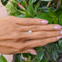 1.17 Ct. White Sapphire from Burma (Myanmar) Life Style