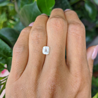 1.48 Ct. White Sapphire from Burma (Myanmar) Life Style