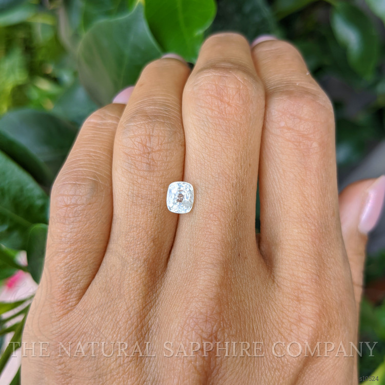 1.48 Ct. White Sapphire from Burma (Myanmar)