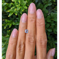 1.01 Ct. Blue Sapphire from Burma (Myanmar) Life Style