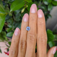 1.50 Ct. Blue Sapphire from Burma (Myanmar) Life Style