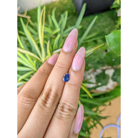 0.97 Ct. Blue Sapphire from Ceylon (Sri Lanka) Life Style