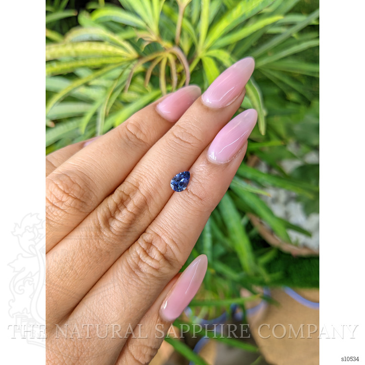 0.80 Ct. Blue Sapphire from Ceylon (Sri Lanka)
