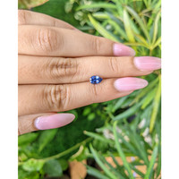 0.80 Ct. Blue Sapphire from Ceylon (Sri Lanka) Life Style