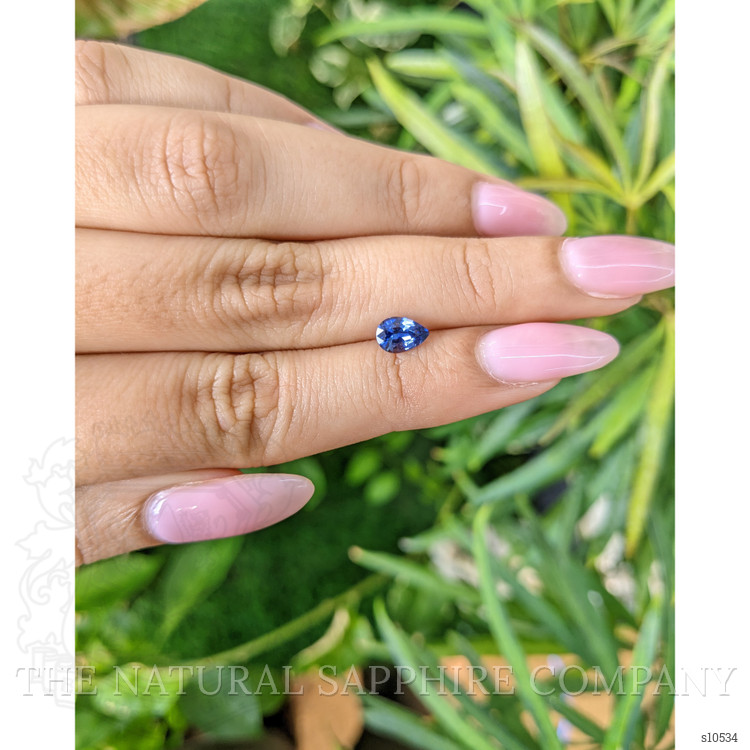 0.80 Ct. Blue Sapphire from Ceylon (Sri Lanka)
