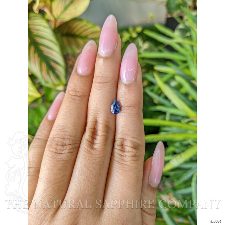 0.80 Ct. Blue Sapphire from Ceylon (Sri Lanka)